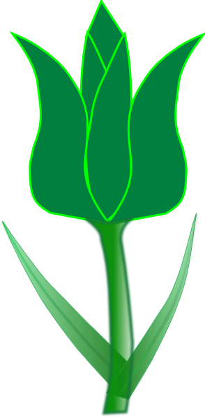 294x596 Tulip Clip Art