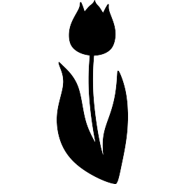 263x262 Tulip Clipart Silhouette