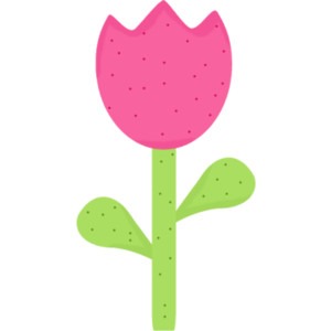 300x300 Spring Tulips Clip Art Clipartfest
