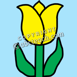 300x300 Color Tulip Clip Art Image. Clipart Panda
