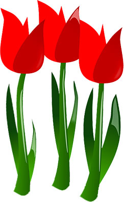 243x397 Free Flower Clipart