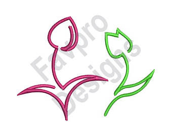 340x270 Tulip Embroidery Etsy