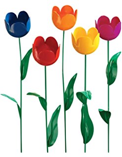 248x320 Tulip Lawn Garden Plant Stake Yard Ornaments Flower