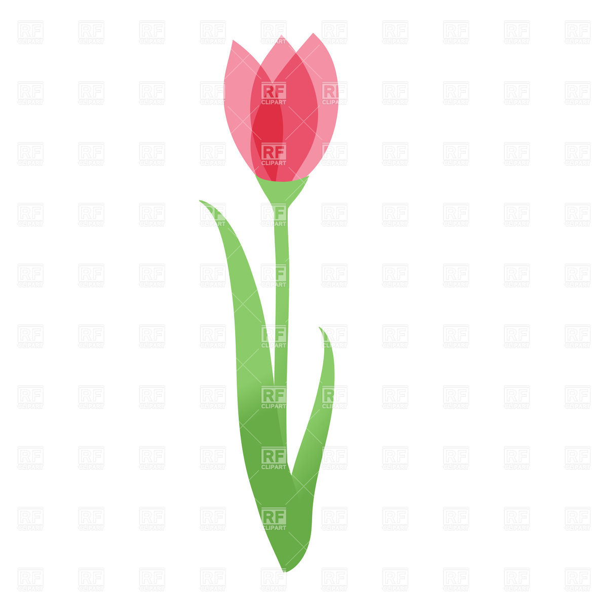 1200x1200 Tulip Flower Clip Art