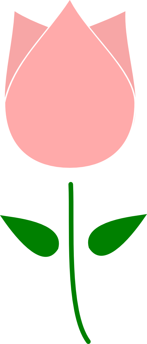 512x1193 Tulip Clipart Flower Bud