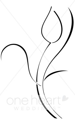 242x388 Bud Clipart Outline