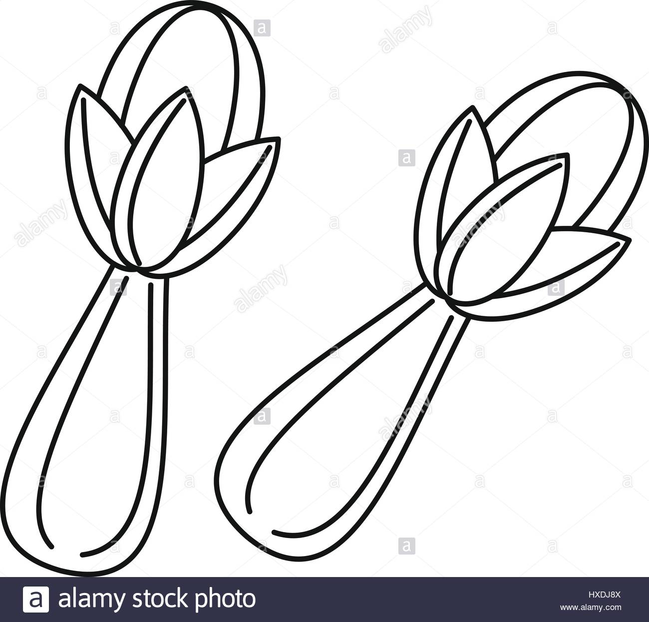 1300x1245 Cloves Icon, Outline Style Stock Vector Art Amp Illustration, Vector