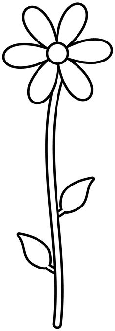 Tulip Outline | Free download on ClipArtMag