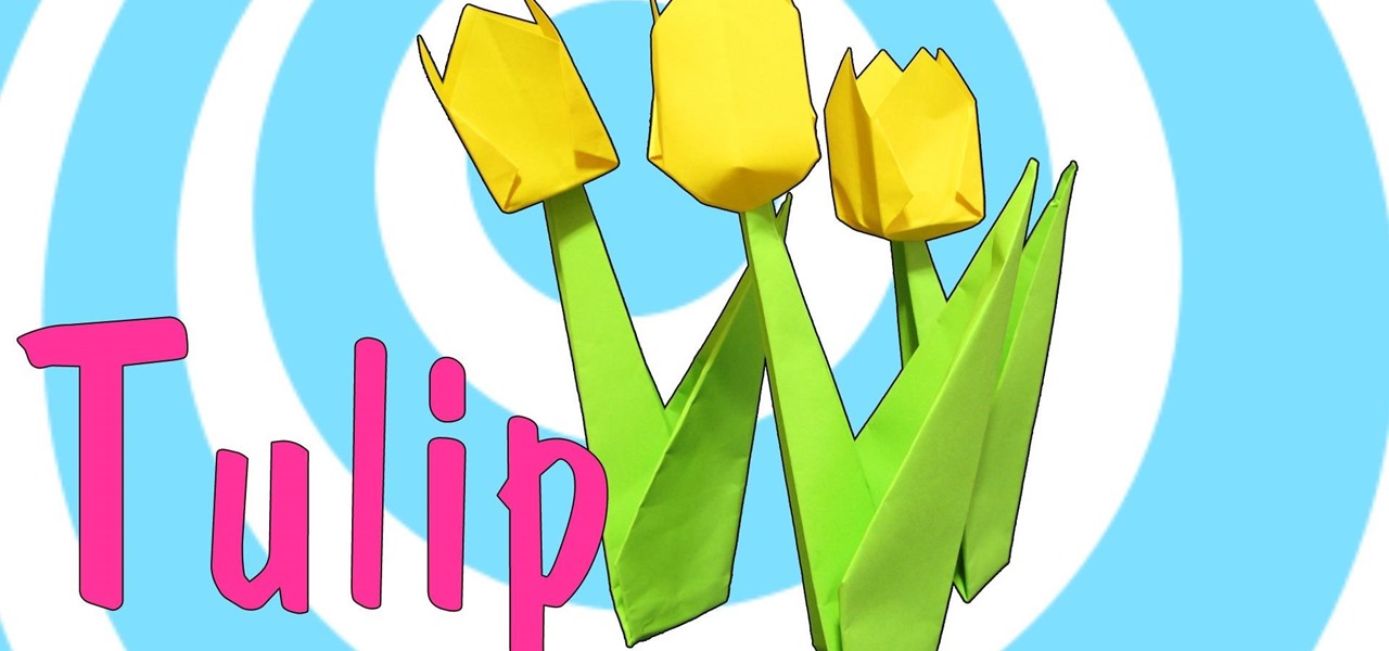 1280x600 How To Make An Origami Tulip Flower With Stem Origami Wonderhowto