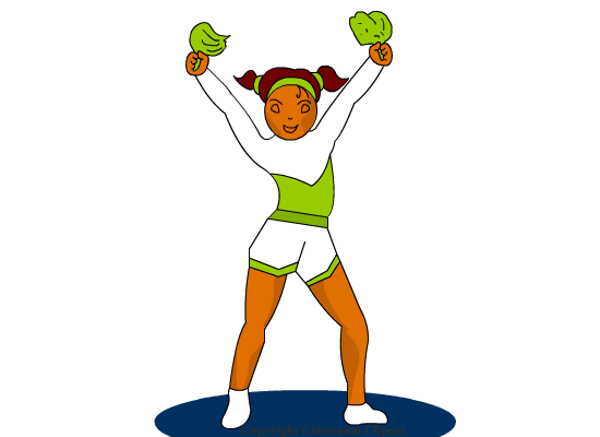 550x400 Cheerleading Animated Clipart Cl17 Cc