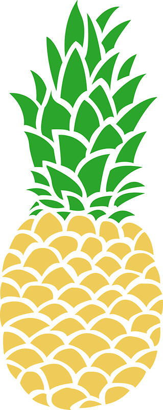 319x800 Pineapple Tumblr Stickers By Nicolasart Redbubble
