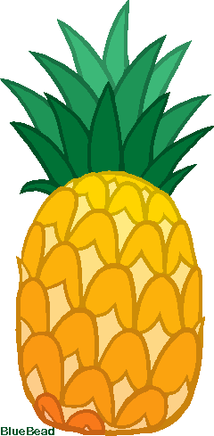 240x489 Pineapple Clipart Pixel