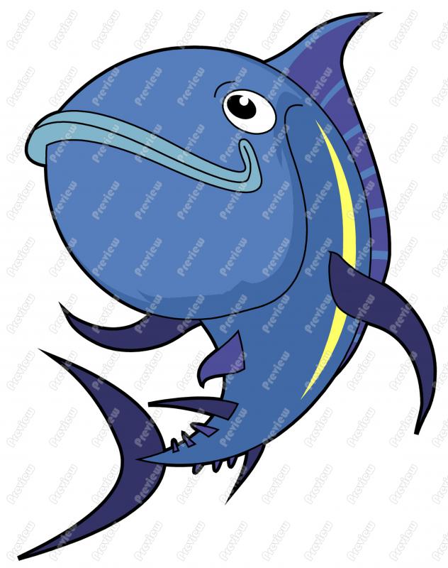 632x800 Tuna Character Clip Art