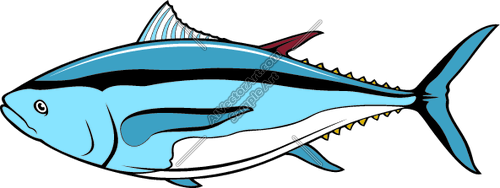 500x188 Tuna Clipart Fin