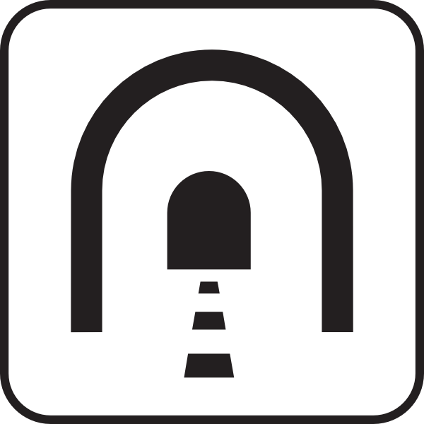 600x600 Tunnel White Clip Art