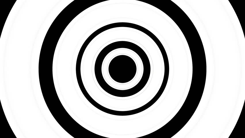 852x480 Vj Infinite Looped Circle Striped Tunnel Video. Endless Circle