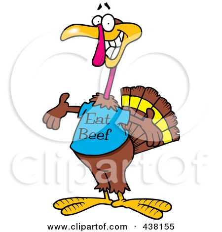 450x470 Royalty Free (Rf) Clip Art Illustration Of A Cartoon Chef Turkey