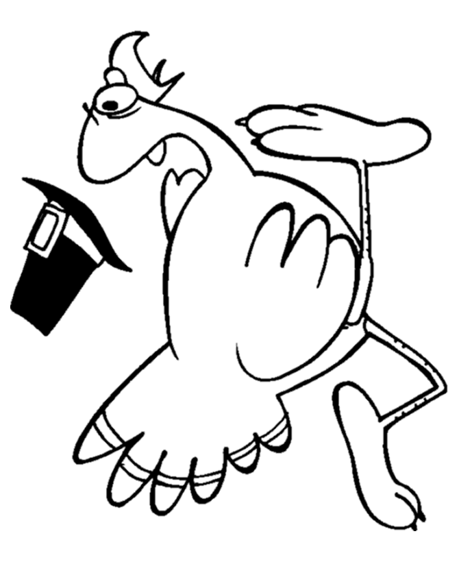 670x820 Learning Years Thanksgiving Turkey Running Away