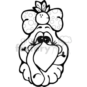 300x300 Royalty Free Girl Turkey Head 391638 Vector Clip Art Image