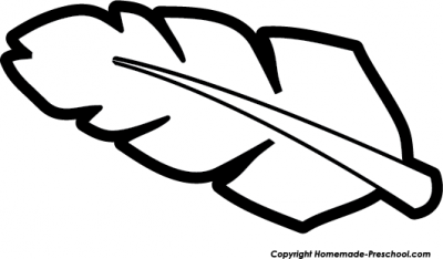 400x234 Black And White Turkey Feather Clip Art