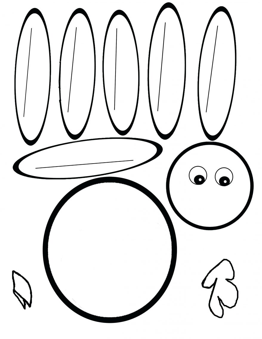 878x1136 Turkey Body Coloring Page 9 Outline 78 Extraordinary Of Template
