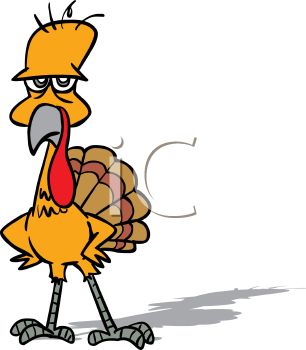 306x350 Turkey Clipart Mad