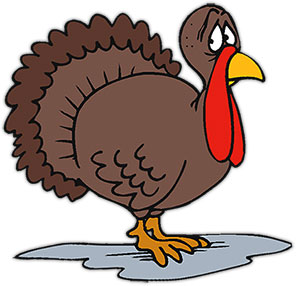 296x286 Turkey Clipart Sad