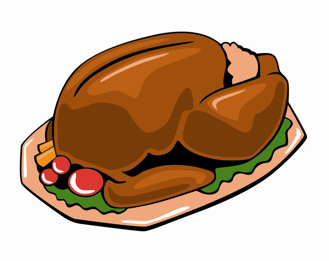 1087x862 Best Cooked Turkey Clipart