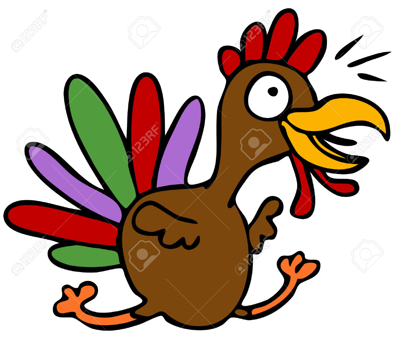 1300x1114 Turkey Thanksgiving Cartoon Collection