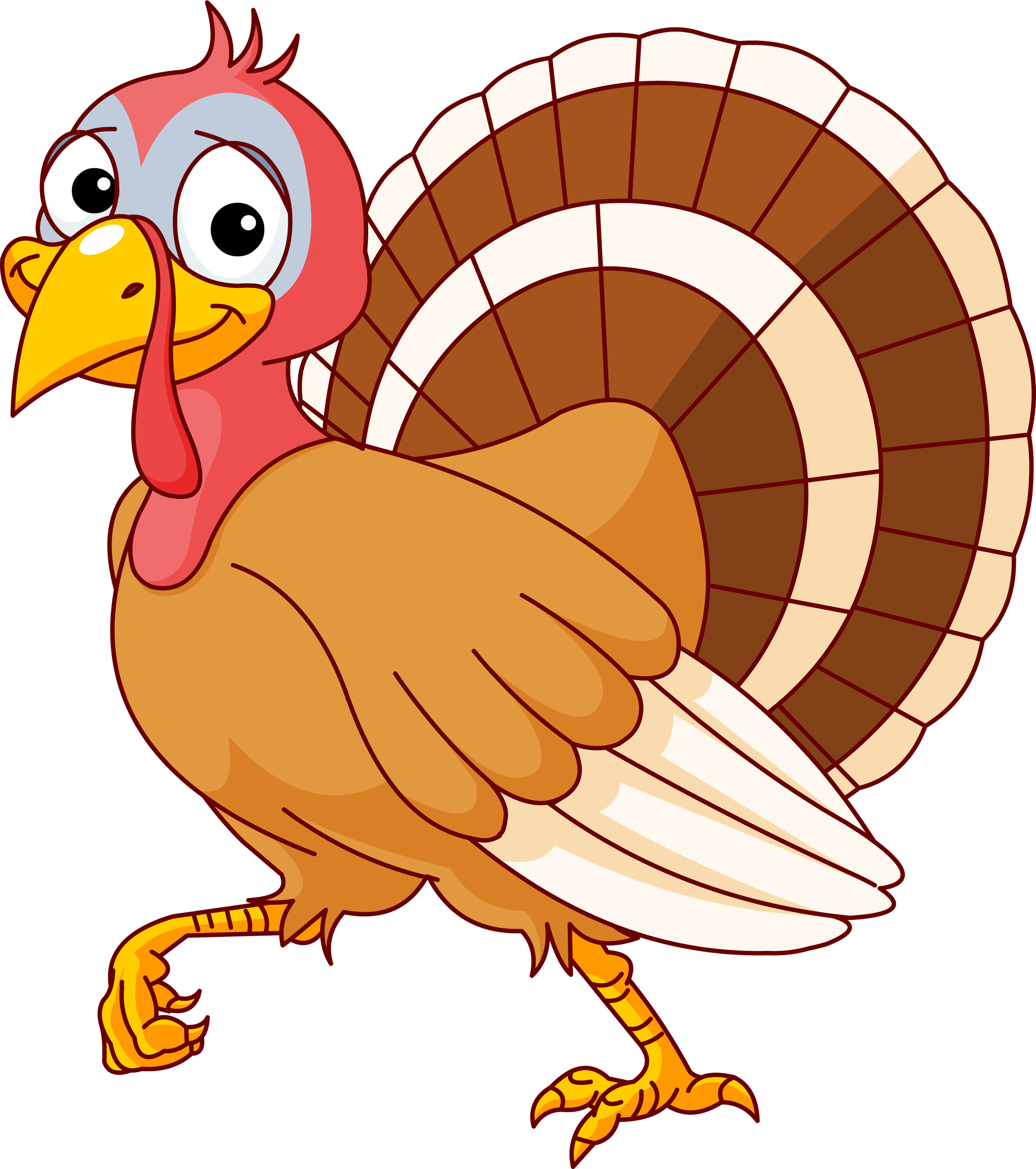 2658x3000 Free Cartoon Turkey Clipart