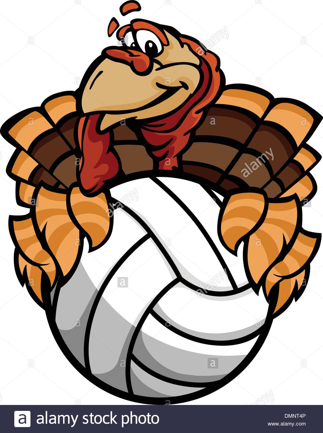 1039x1390 Volleyball Thanksgiving Holiday Happy Turkey Cartoon Vector Illu