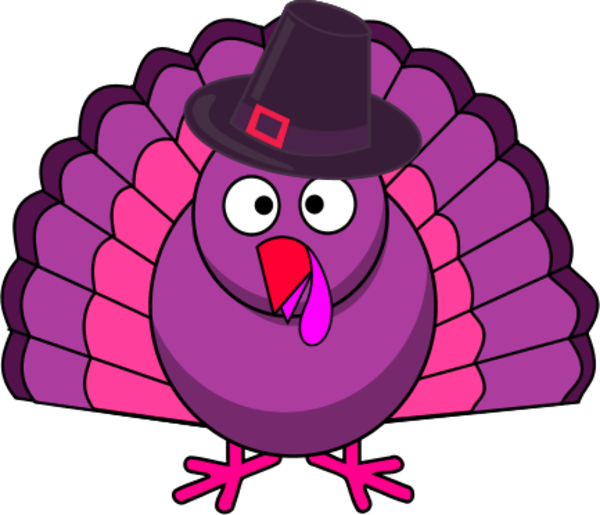 600x515 Turkey Clipart Pink