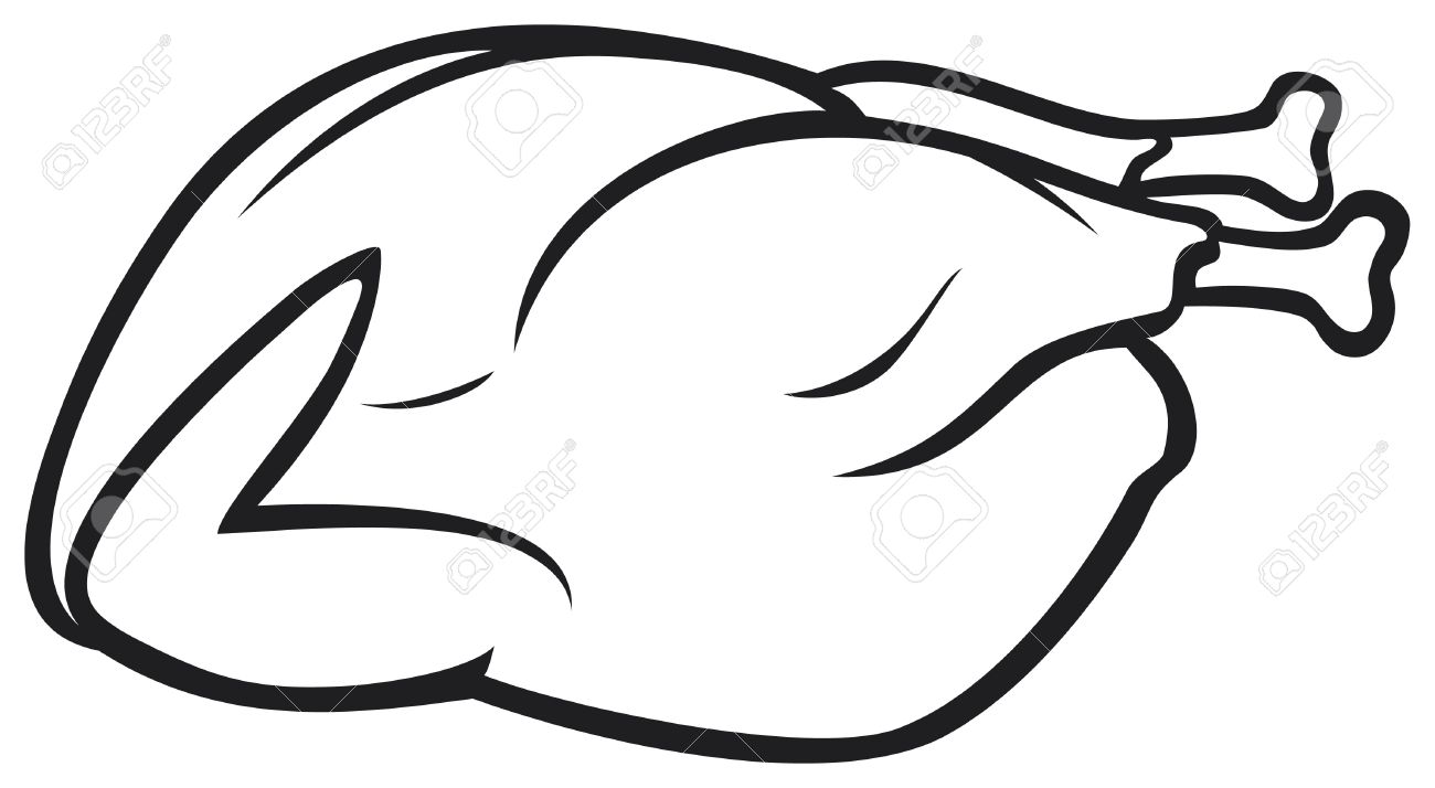 1300x714 Roast Clipart Roasted Turkey