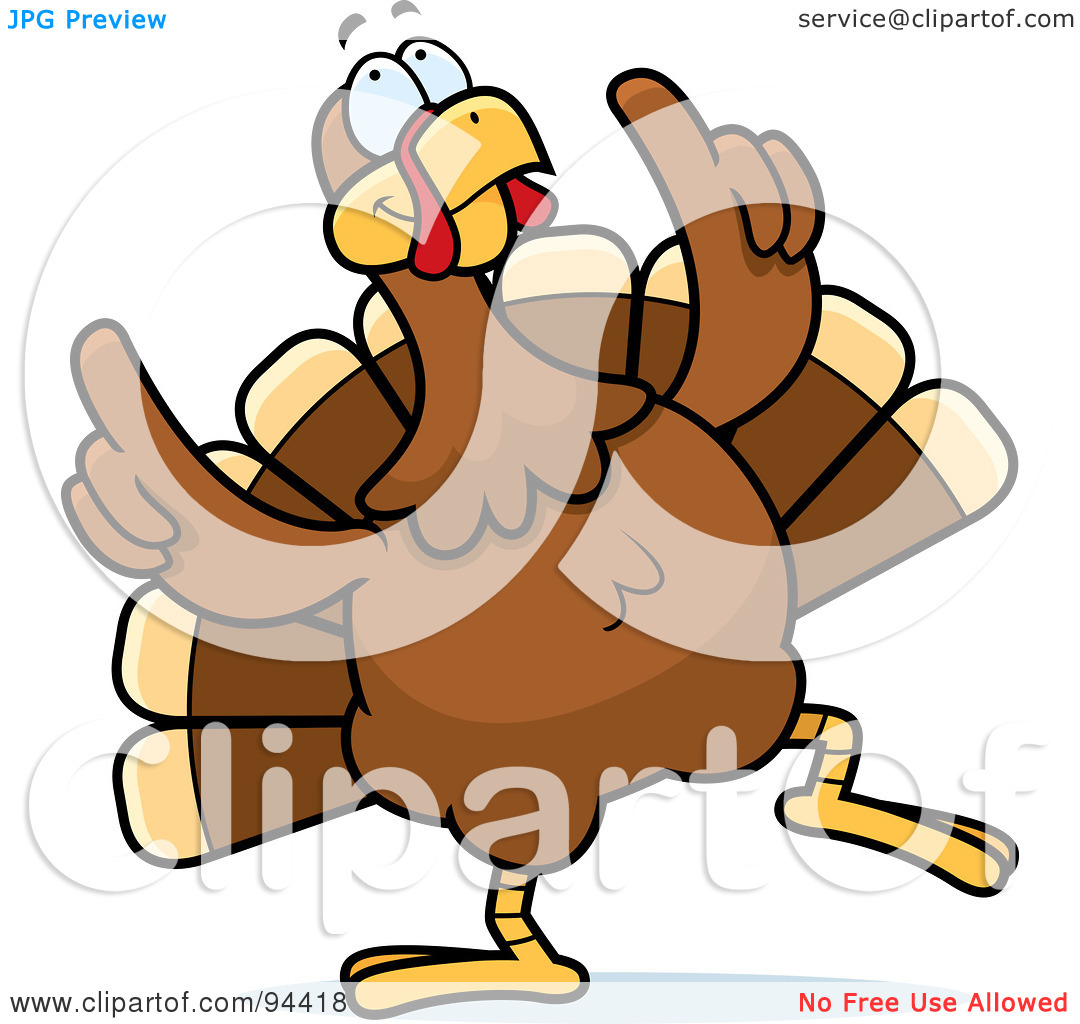 1080x1024 Dancing Turkey Free Clipart