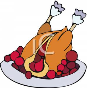 297x300 Art Image A Cranberry Stuffed Turkey