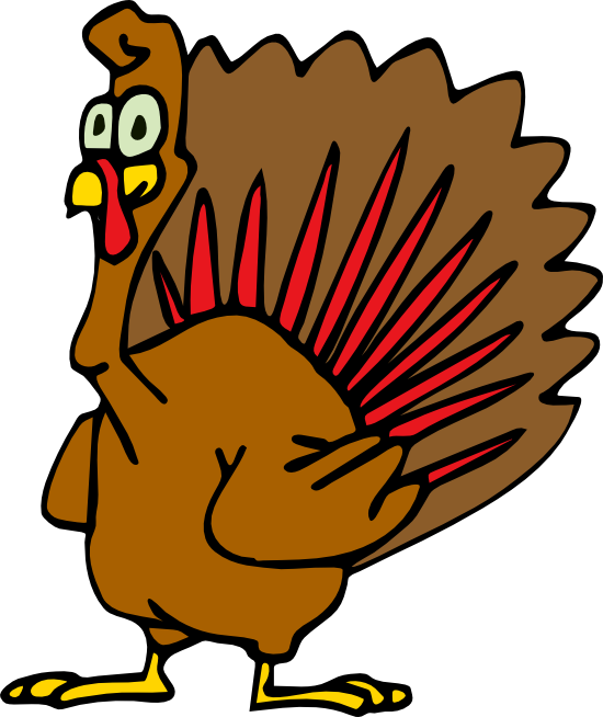 550x654 Clip Art Turkey Dinner Image