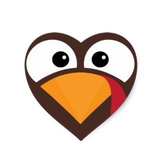 324x324 Turkey Face Stickers Zazzle