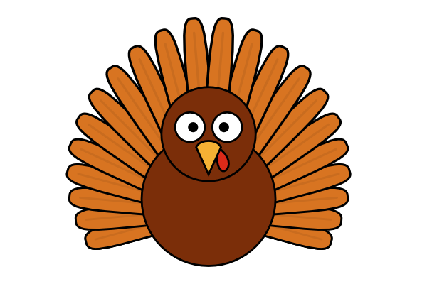 600x400 How To Draw A Cartoon Turkey Goinkscape!