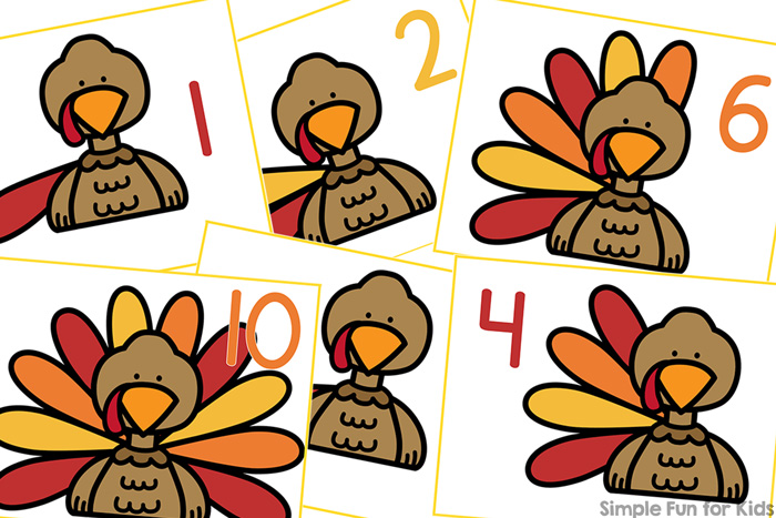 700x467 Turkey Feather Counting Cards