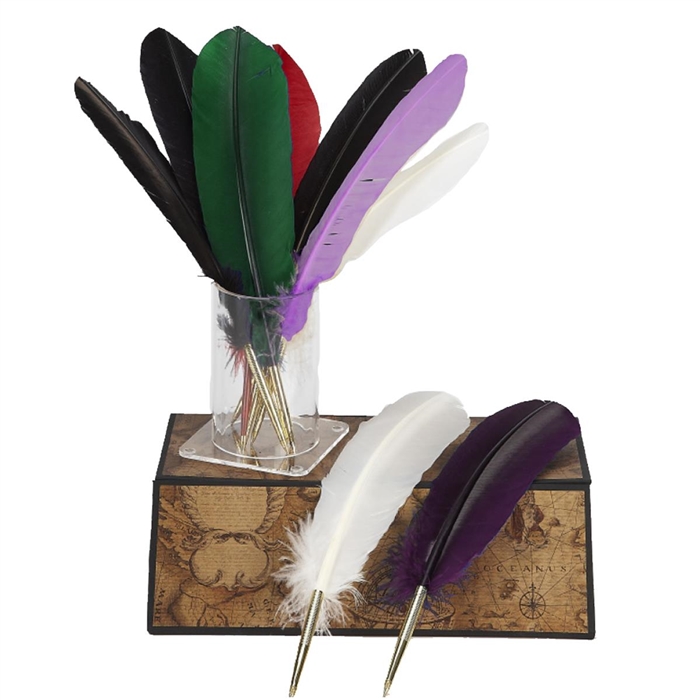 700x700 Feather Quill Ballpoint Pen