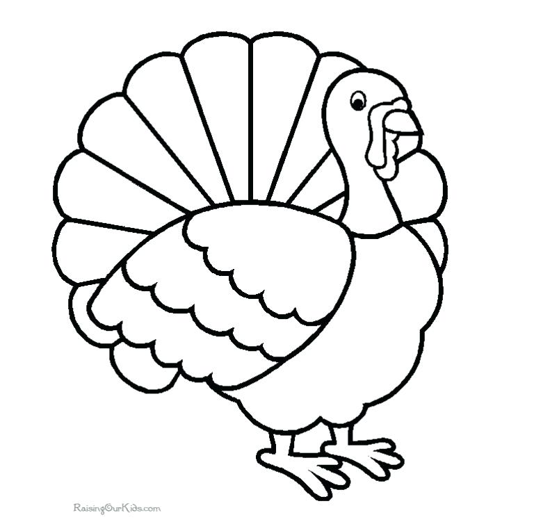 768x764 Coloring Page Turkey Feather Joomla