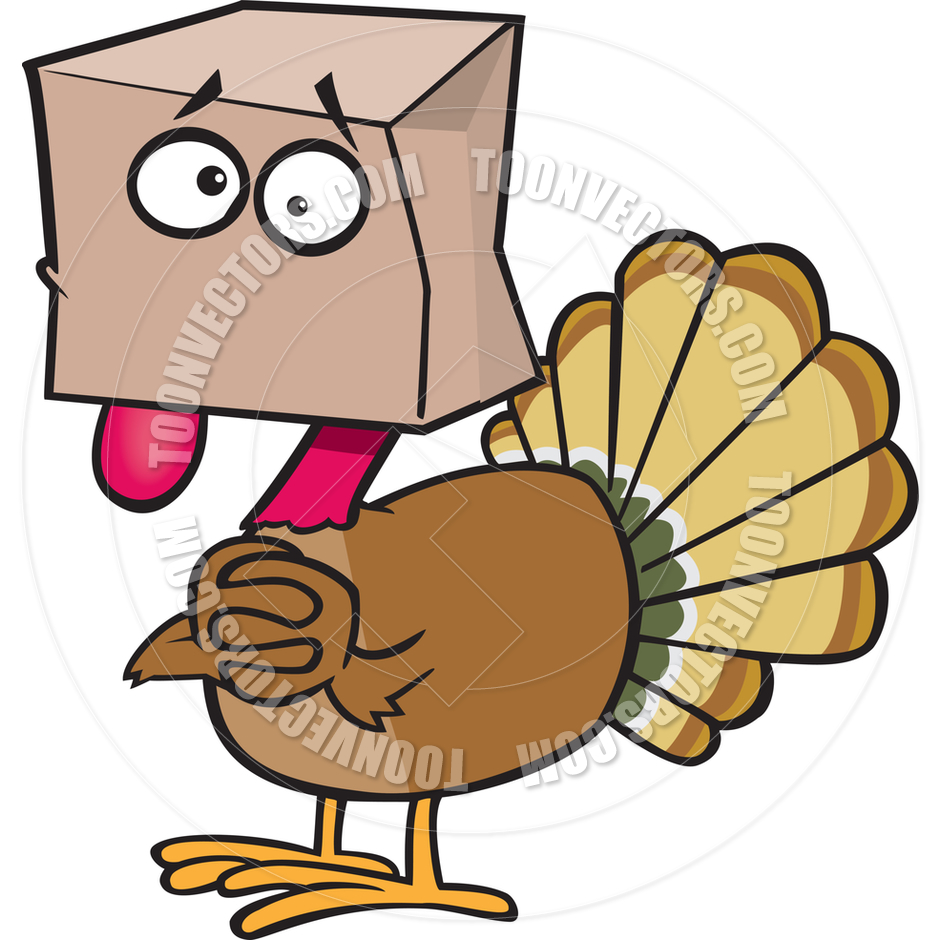 940x940 Cartoon Turkey Hiding By Ron Leishman Toon Vectors Eps