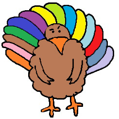 245x245 Thanksgiving Turkey Clipart