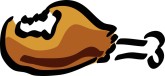 165x76 Turkey Leg Clip Art Clipart Panda