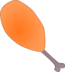 270x298 Chicken Drumstick Clip Art