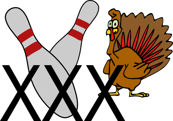 600x420 Bowling Turkey Clip Art