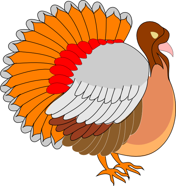 564x597 Turkey Clip Art