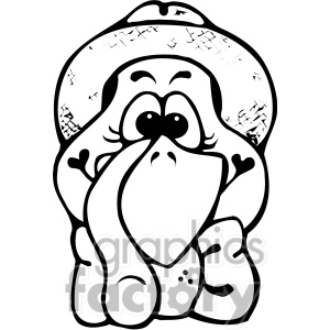 300x300 Head Black And White Clipart