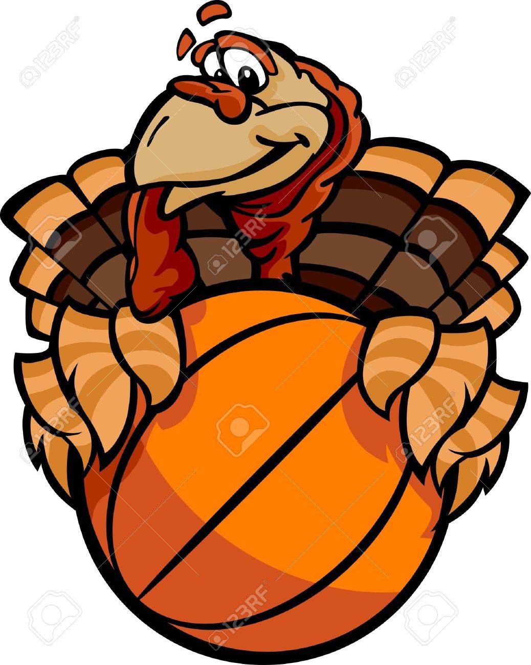 1038x1300 Turkey Holding A Basketball Ball Royalty Free Cliparts, Vectors