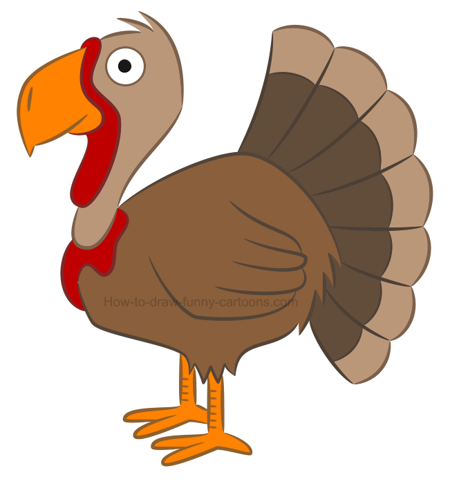 651x703 To Draw An Illustration Of A Turkey